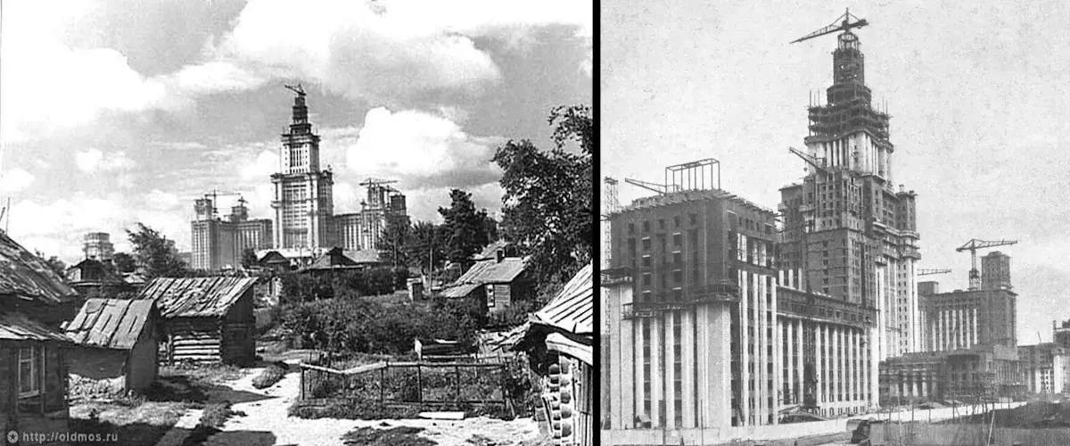 История строительства главного здания МГУ: факты, мифы и легенды