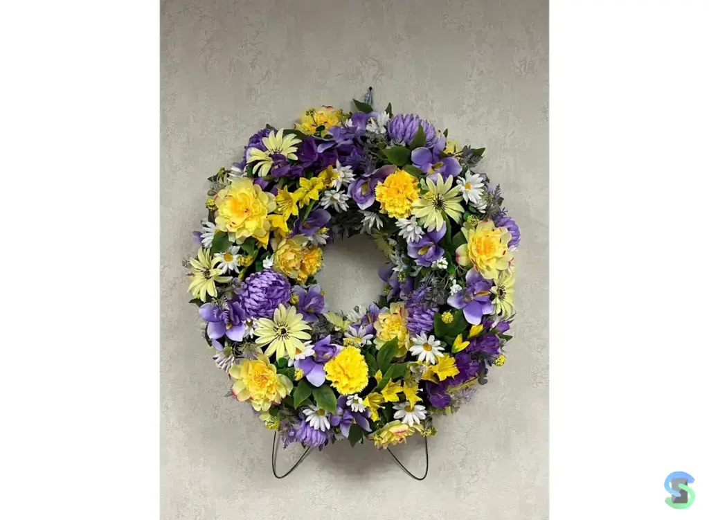 Венок ритуальный Кольцо "Полюшко"