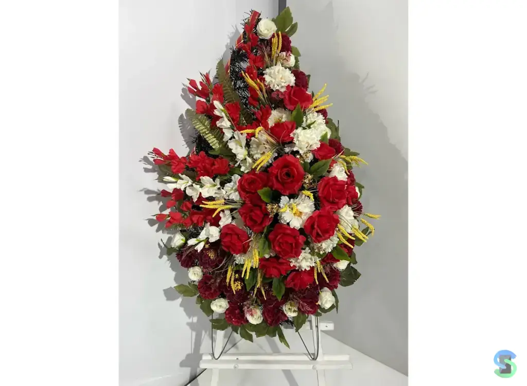 Венок траурный "Ария 2" 115 см.