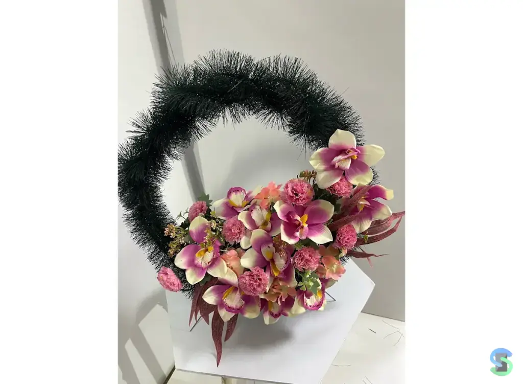 Венок ритуальный "Глобус №2"