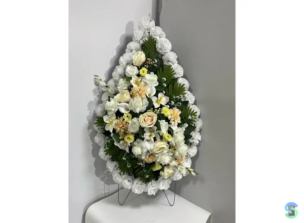 Венок ритуальный "Элегия" 115 см.