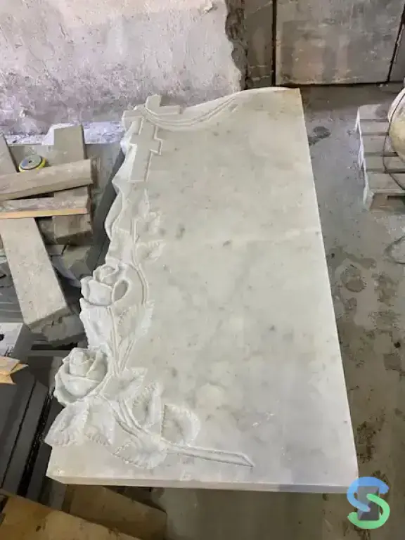 Памятники 120х45х6 мрамор Коелга