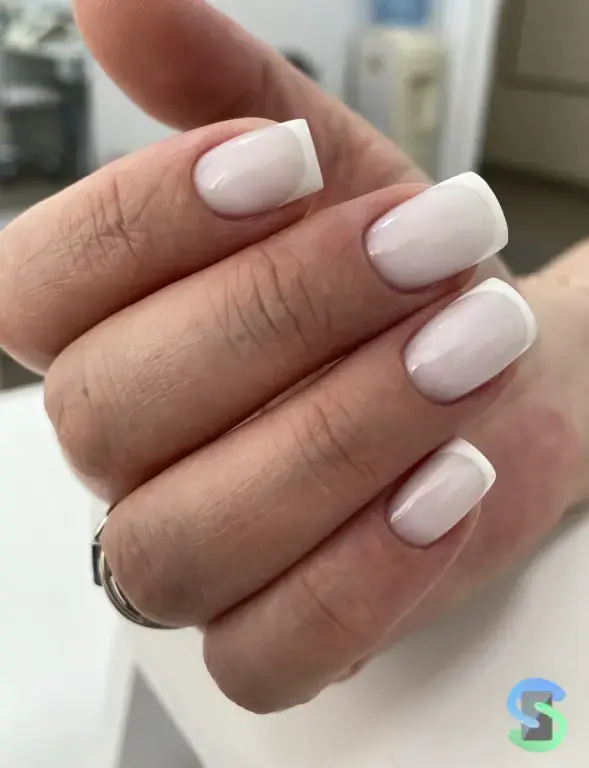 Наращивание ногтей с покрытием