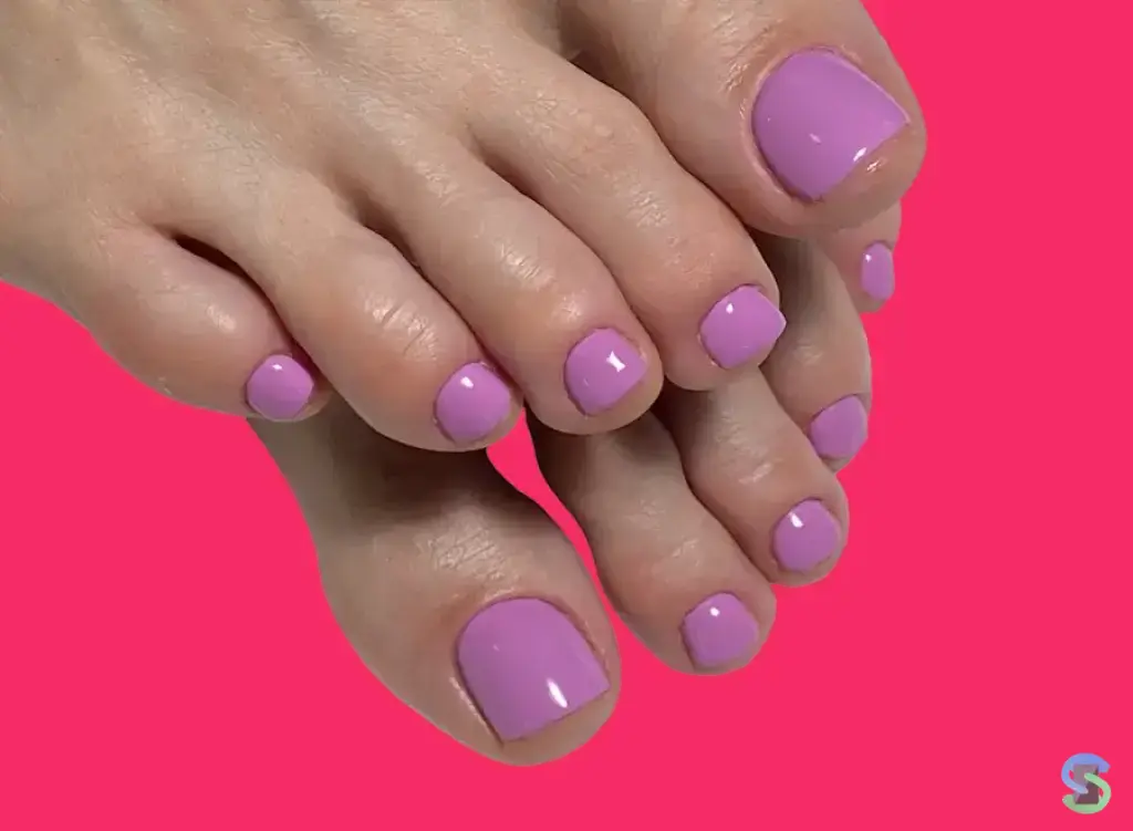 Педикюр пальчиков с покрытием