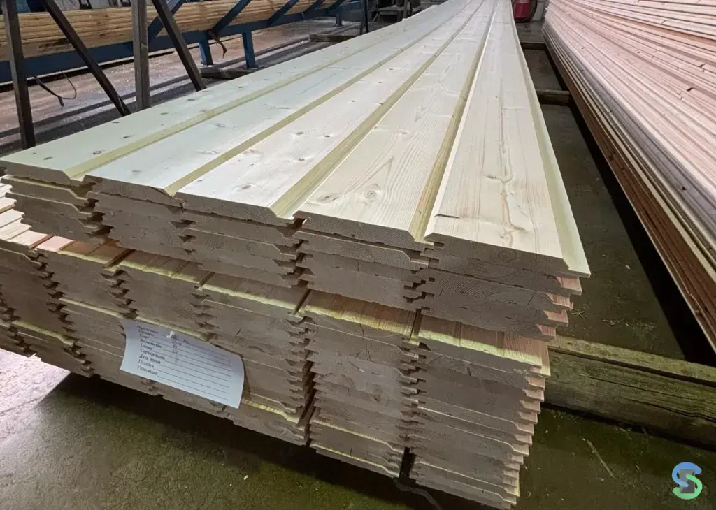 Имитация бруса 22 х 195 х 6000 сорт АВ, Ель