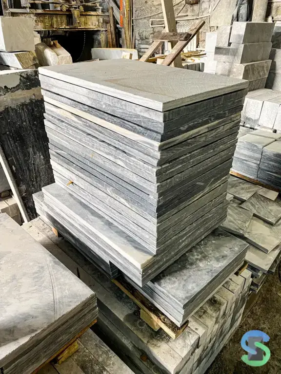 Плита для темперирования из мрамора 60x30 см.